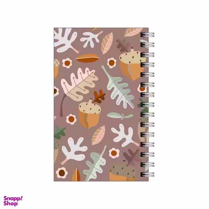 دفترچه یادداشت 60 برگ مدل To Do List طرح پترن پاییزی بلوط کد 7205761