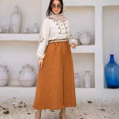 شومیز دامن مجلسی لنین و شانتون ستاره
