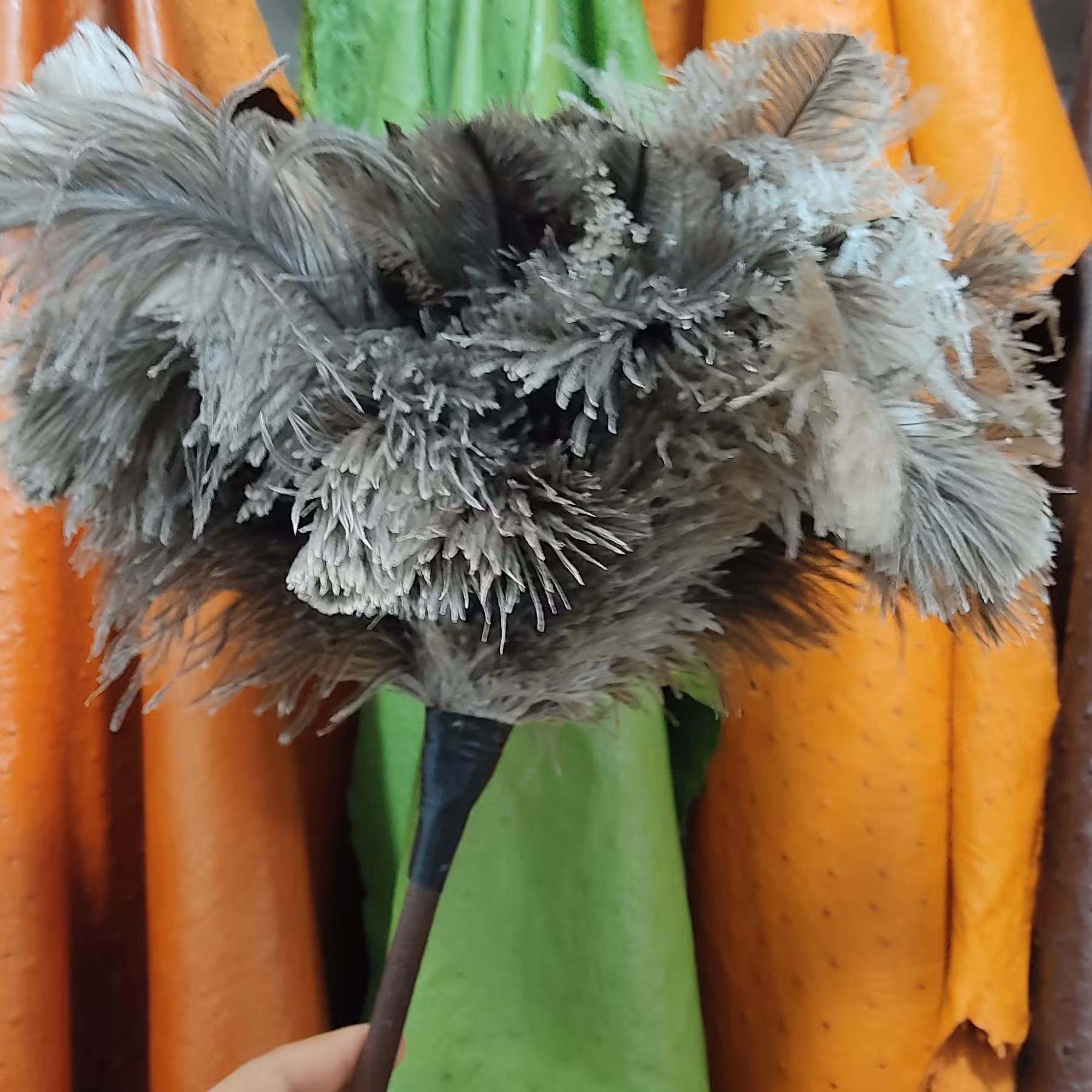 گرد گیر پر شترمرغ(250گرم خالص)