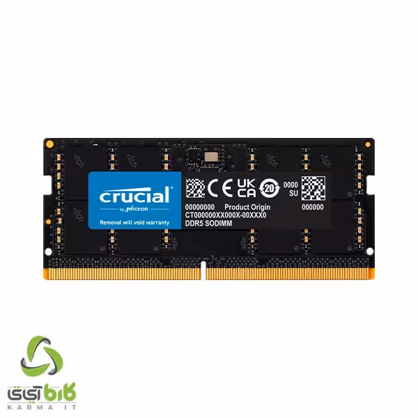 رم لپ تاپ کروشیال مدل DDR5 8GB 4800Mhz CL40 - فروشگاه کارما آی‌تی