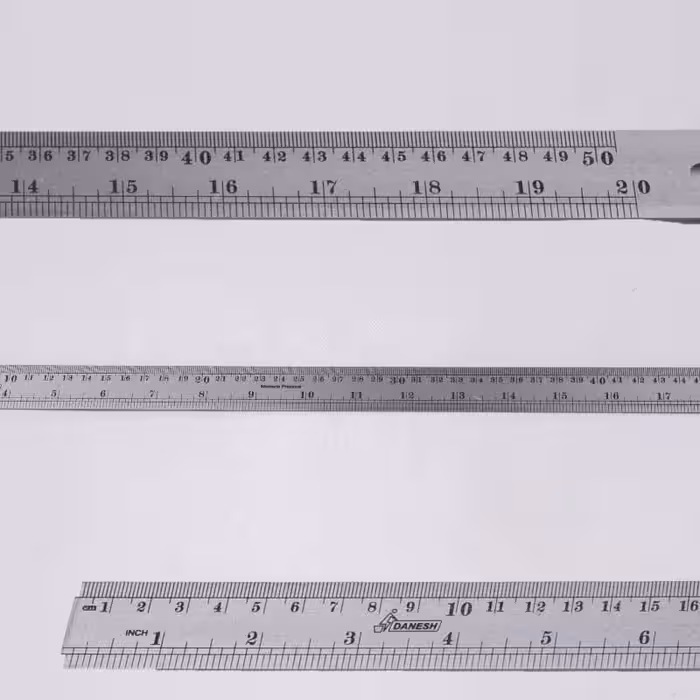 خط کش فلزی 50 سانتی اعلا ضخیم