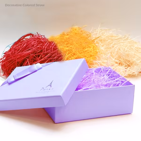 پوشال رنگی تزئینی در بسته تک رنگ