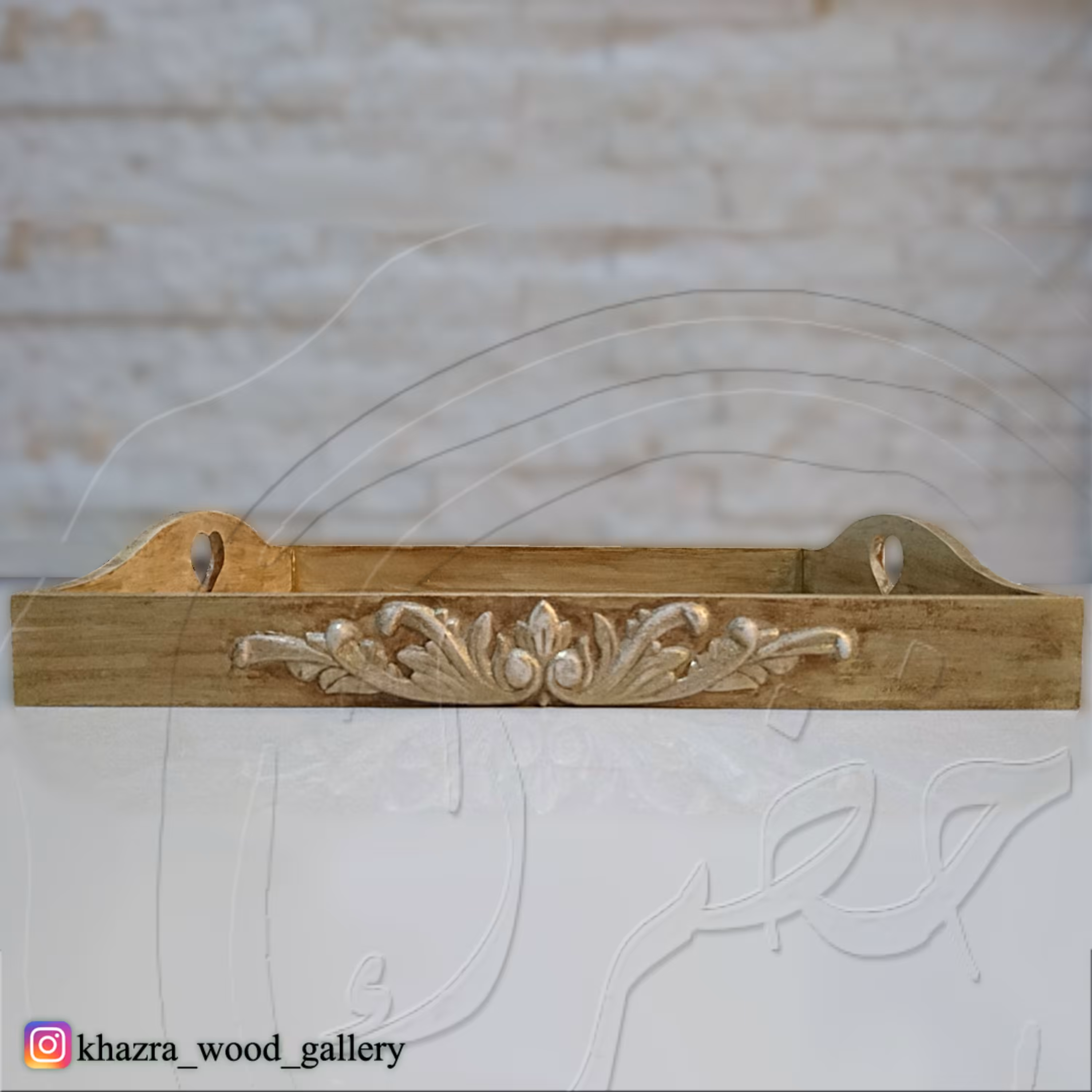 سینی چوبی-کد B07