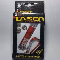 لیزر  سه کاره    همراه با  چراغ قوه و تست اسکناس     دارای 3 عدد باطری
