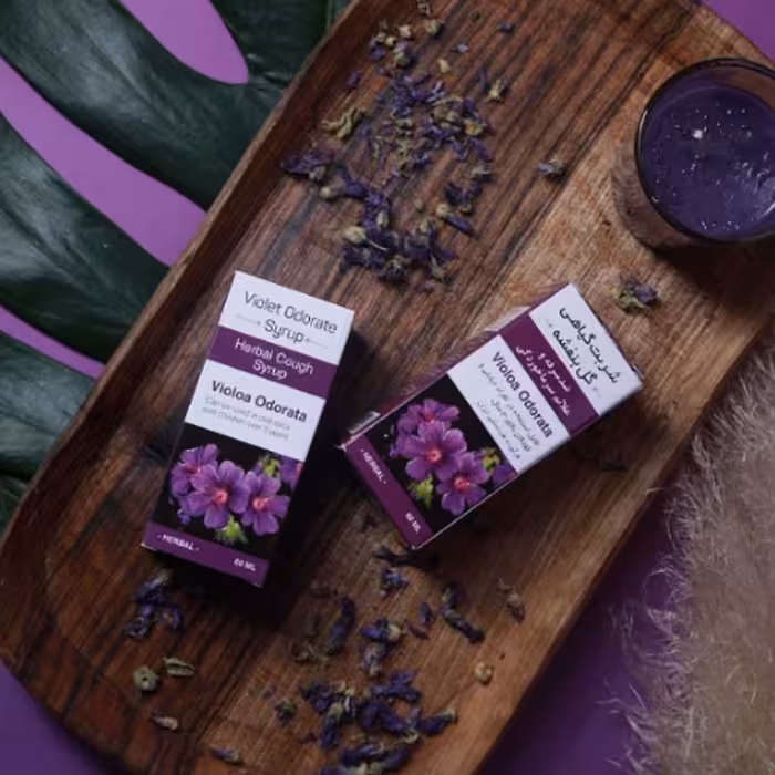 شربت گیاهی گل بنفشه