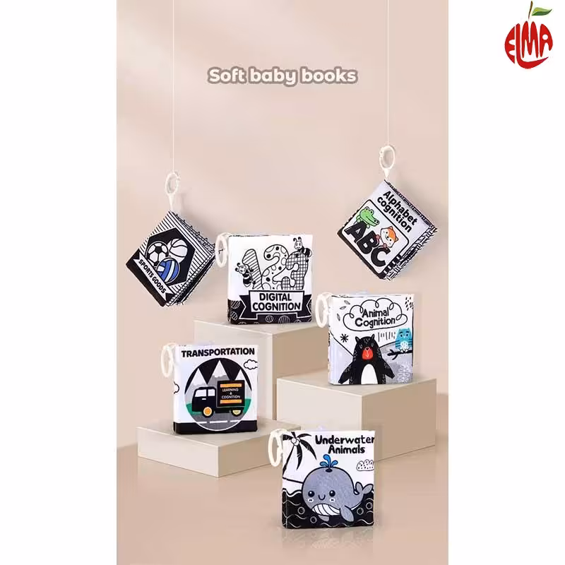 کتاب پارچه ای، آموزشی،صدا دار 4 عددی