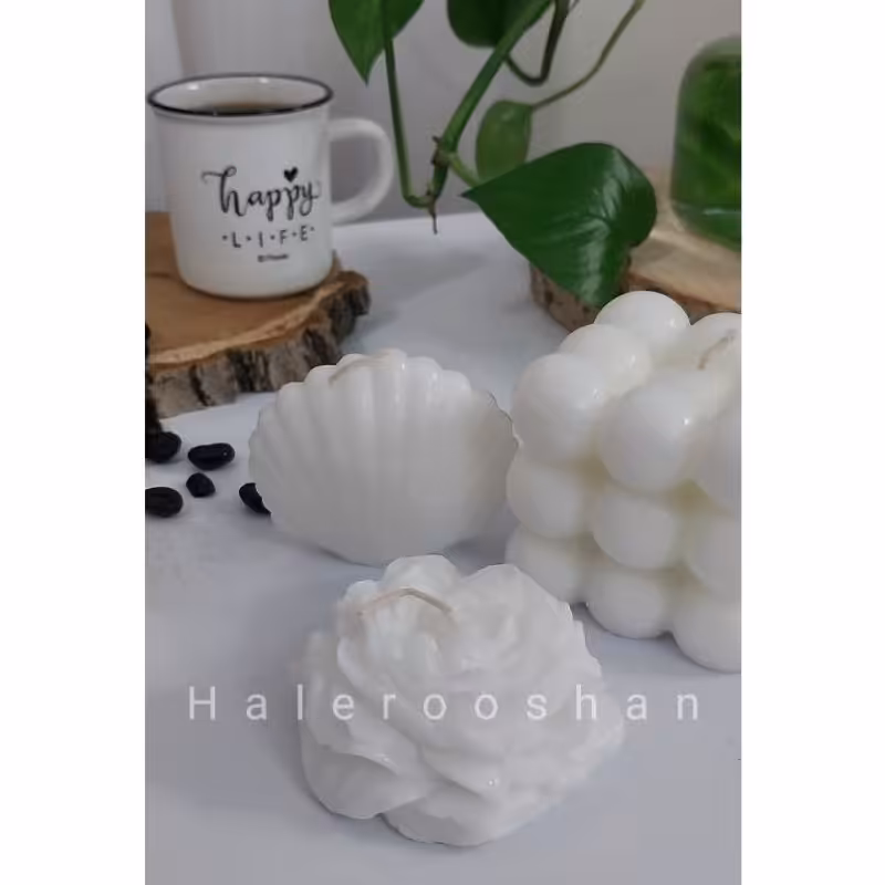 شمع تزئنی بسیار شیک برای دیزاین با مدت زمان سوخت بالا و رایحه ملایم