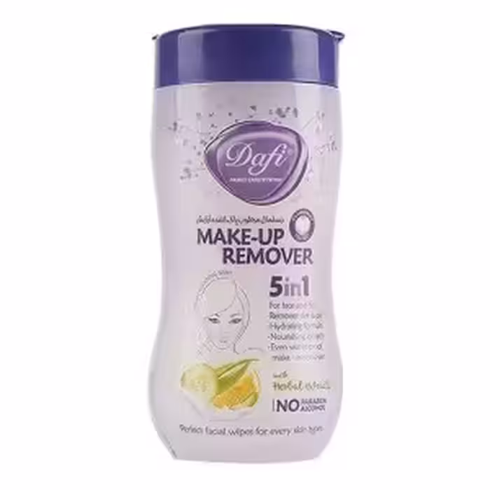 دستمال مرطوب پاک کننده آرایش دافی حاوی عصاره های گیاهی 70 عددی