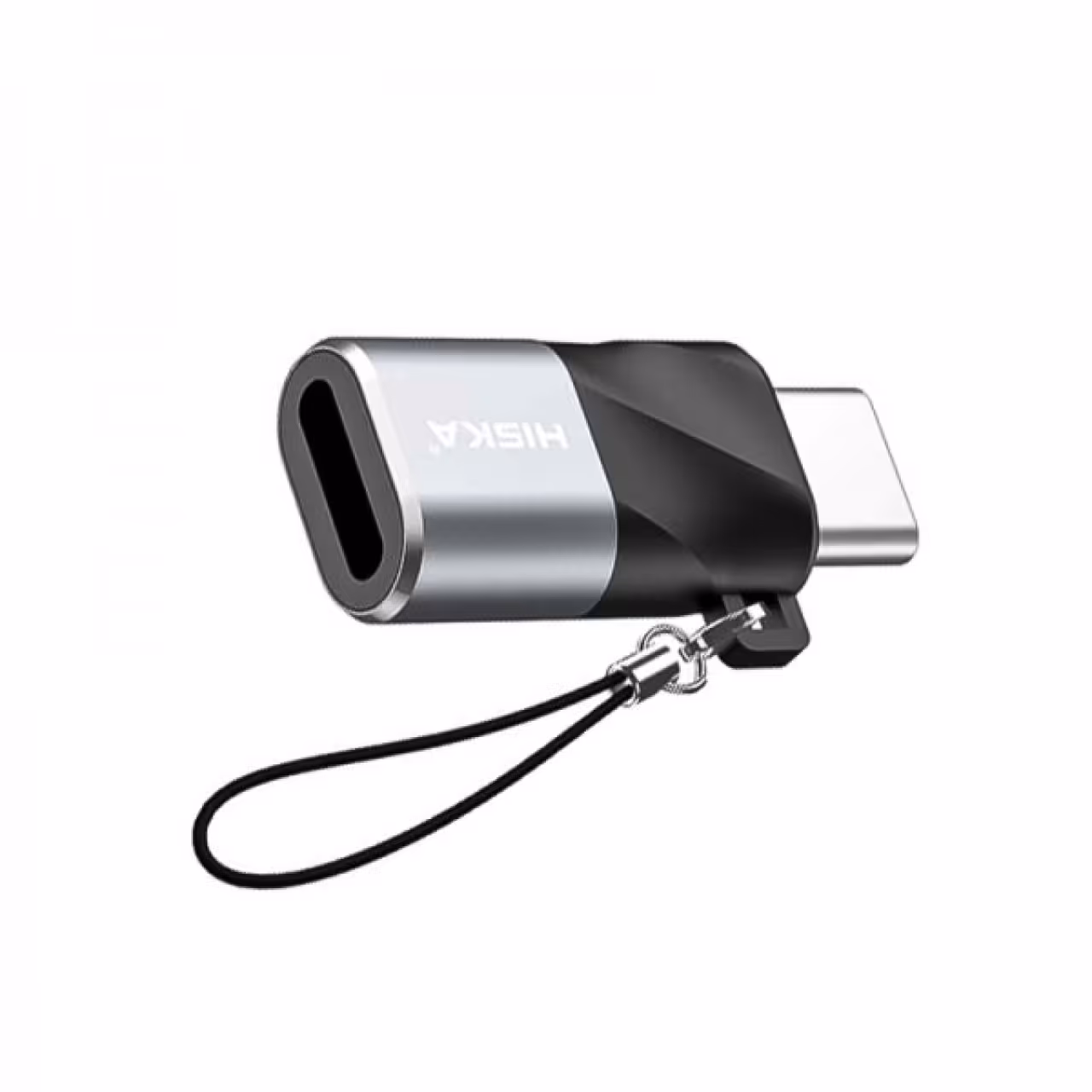 مبدل OTG تایپ سی به لایتنینگ هیسکا مدل H8