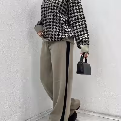 بلوز شلوار بافت زنانه. ست بافت زنانه