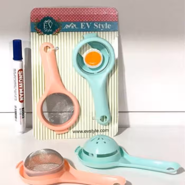 جدا کننده زرده تخم مرغ ایو استایل مدل HM به همراه صافی چای 
