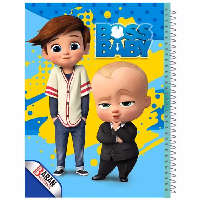 خرید دفتر زبان چهار خط جلد طلقی 50 برگ سایز وزیری