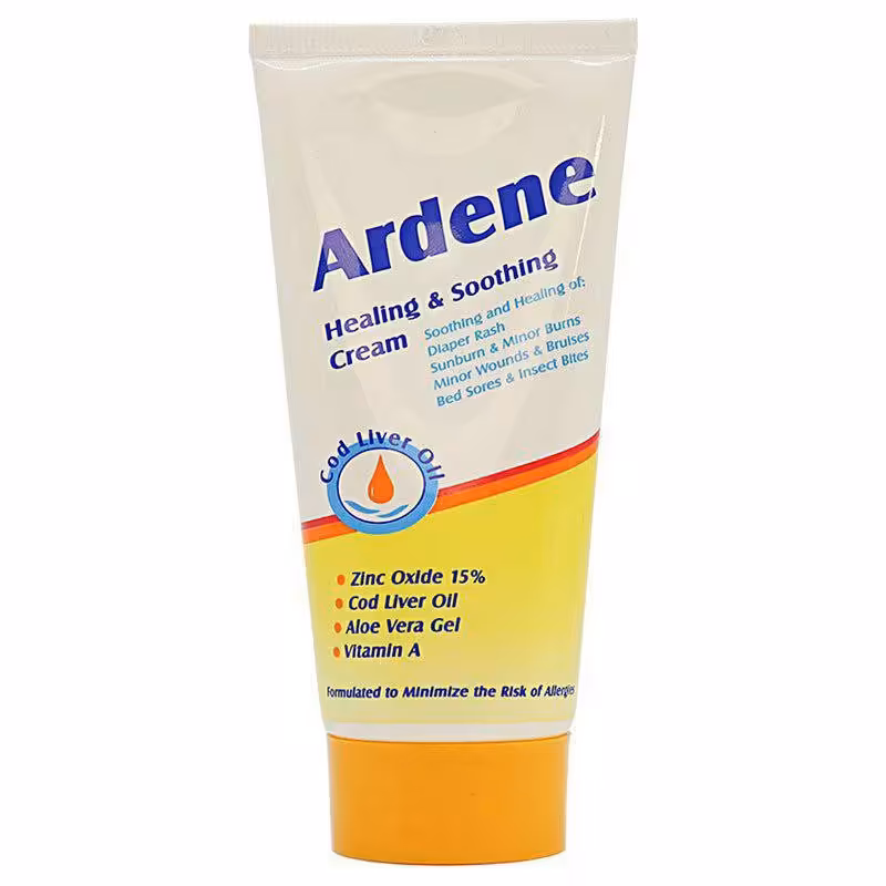 اورجینال کرم تیوپی زینک اکساید و روغن کبد ماهی آردن