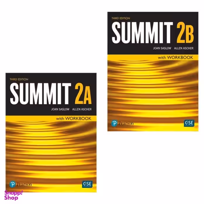کتاب Summit 3rd 2 اثر Joan Saslow انتشارات Pearson دو جلدی
