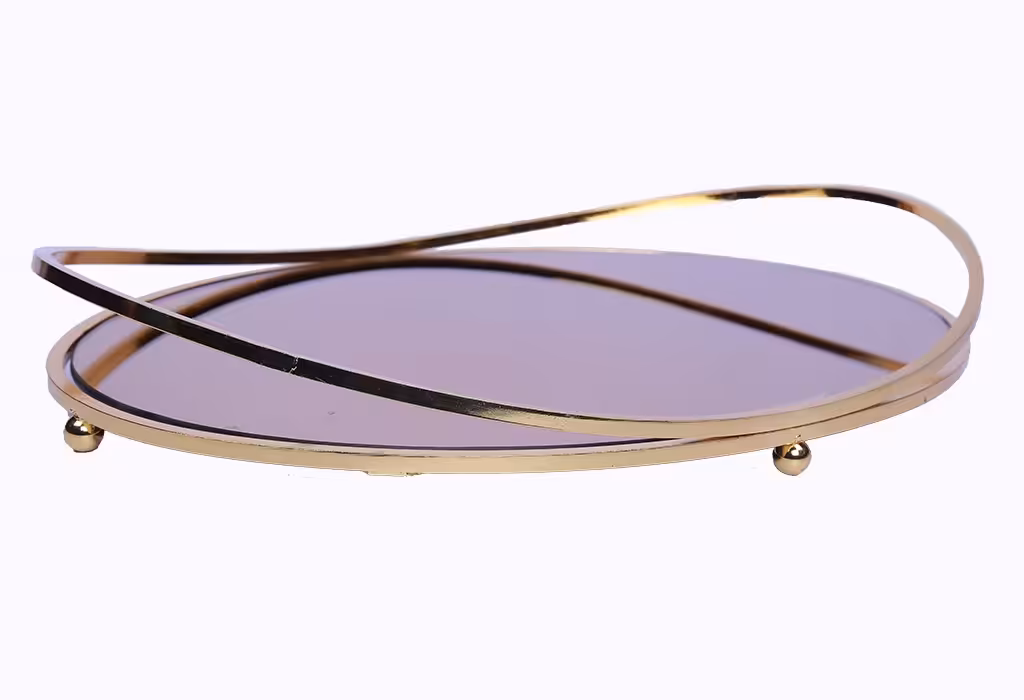 سینی آینه ای سالی نو بیضی