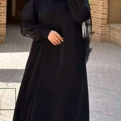 مانتو مجلسی مدل عبا مدل مروارید