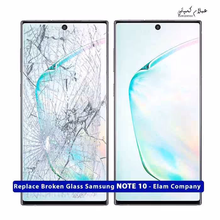تعویض گلس تاچ ال سی دی سامسونگ NOTE 10 – ضمانتی و بدون ریسک