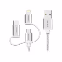 تبدیل USB به Lightning/Type C/MicroUSB یوگرین مدل 80825-US186