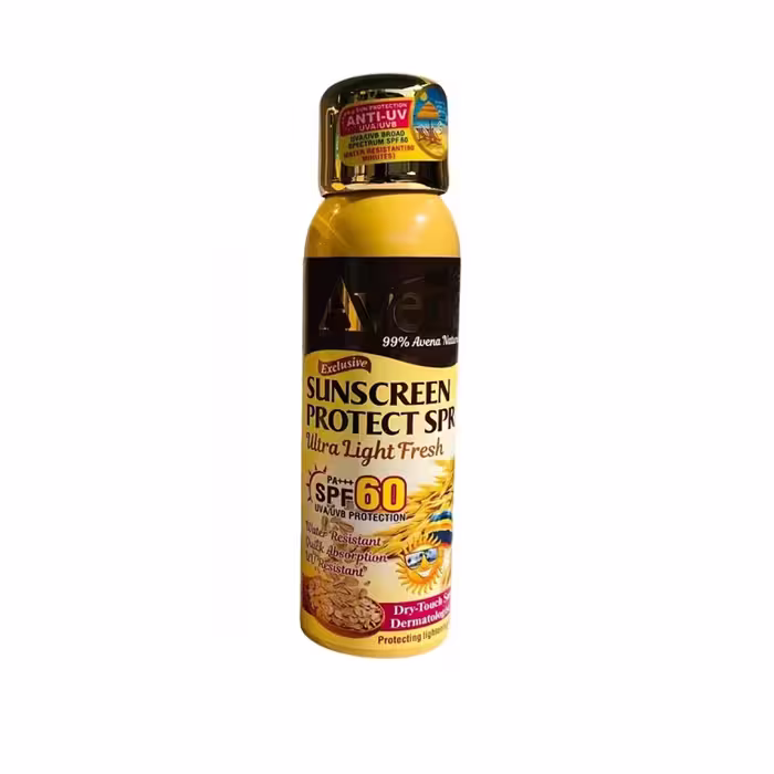 اسپری ضد آفتاب Avena مدل جوانه گندم SPF 60 حجم 180 میل