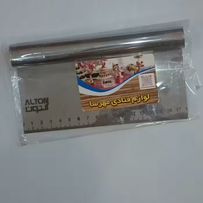 کاردک استیل مدرج 18 سانت 