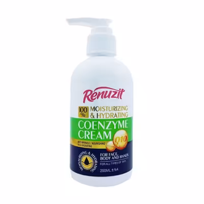 کرم مرطوب کننده و آبرسان رینوزیت حاوی کوآنزیم Q10 حجم 250 میل