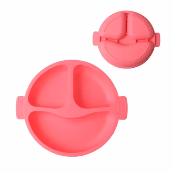 خرید و قیمت بشقاب غذای کودک سیلیکونی - کی ام کالا