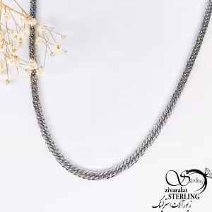 زنجیر مردانه استیل با کد 11299