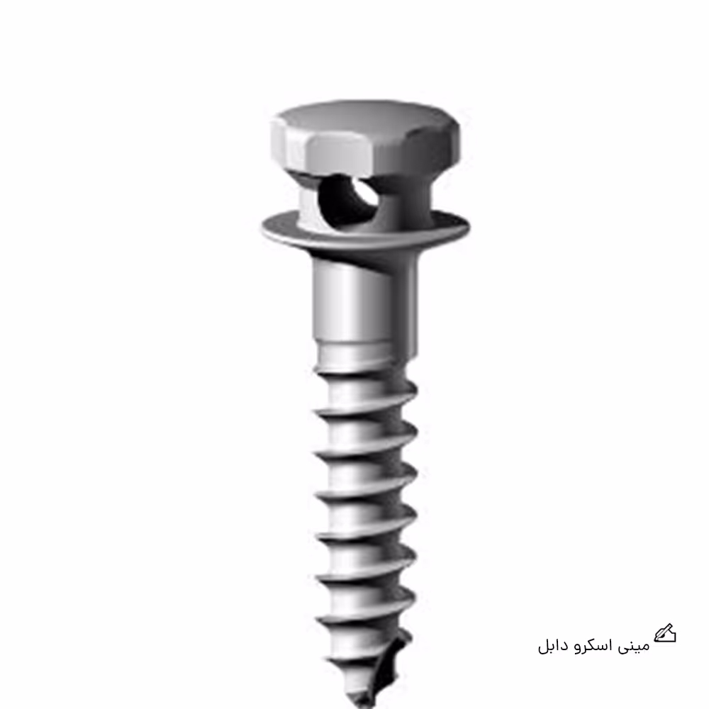 مینی اسکرو دابل  Osteonic استنلس استیل تک عددی
