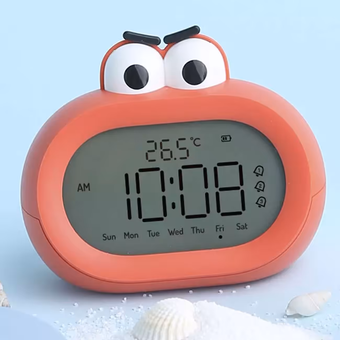 ساعت زنگ‌دار فانتزی رومیزی شارژی BD-AC-03B