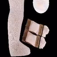 جوراب شلواری استپ دار نوزادی دخترانه صورتی رنگ کاتامینو KATAMINO