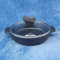 تابه گرانیتی 2 دسته سایز 20 پیلو PILAU خاکستری