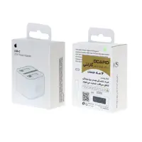 شارژر اپل USB-C 20w Adapter سه پین پارت نامبر BوA  همراه با گارانتی شرکتی