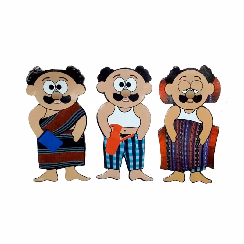 برچسب نشانگر حمام و دستشویی مجموعه 3 عددی

