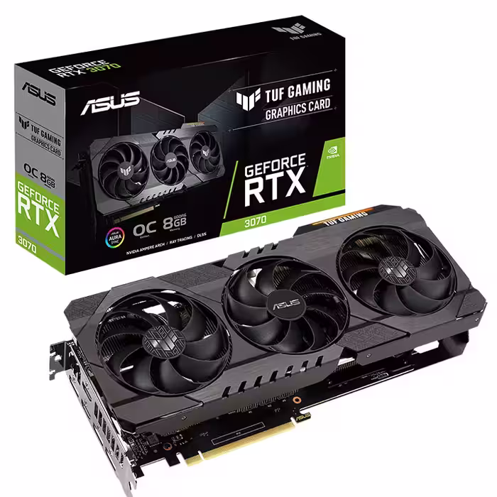 مشخصات، قیمت و خرید کارت گرافیک ایسوس مدل (HHR)ASUS TUF RTX3070 8G GAMING