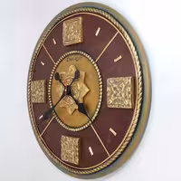 ساعت دیواری دست نگار مدل rastin  کد 48-48 ساعت دیواری مدرن-ساعت دیواری کلاسیک