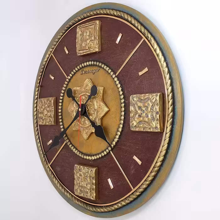 ساعت دیواری دست نگار مدل rastin  کد 48-48 ساعت دیواری مدرن-ساعت دیواری کلاسیک