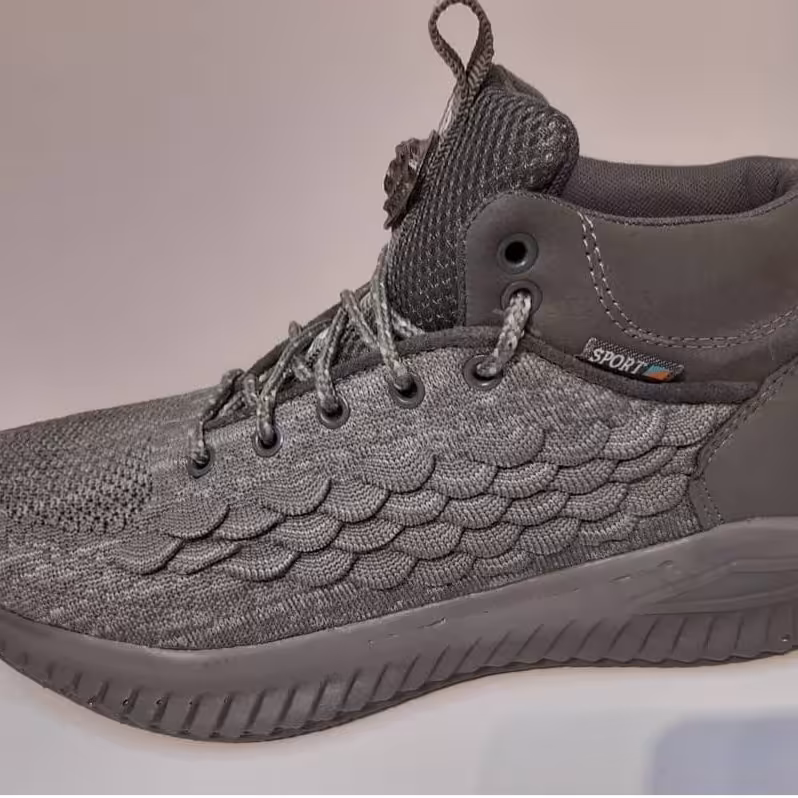 کتانی بافتی ساق دار طبی سایز 41 الی 43 رنگ مشکی و طوسی