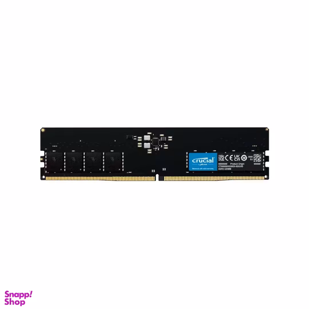 رم دسکتاپ کروشیال مدل CT32G48C40U5 DDR5 4800MHz ظرفیت 32 گیگابایت