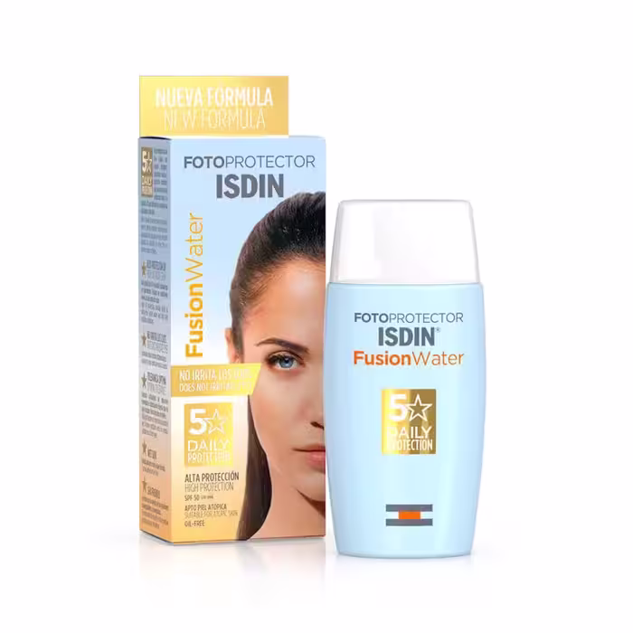 ضد آفتاب بی رنگ فیوژن واتر ایزدین SPF 50