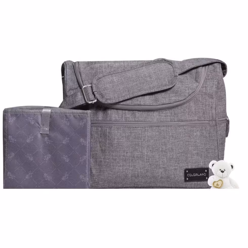 ساک لوازم کودک کالرلند مدل A0290 طوسی