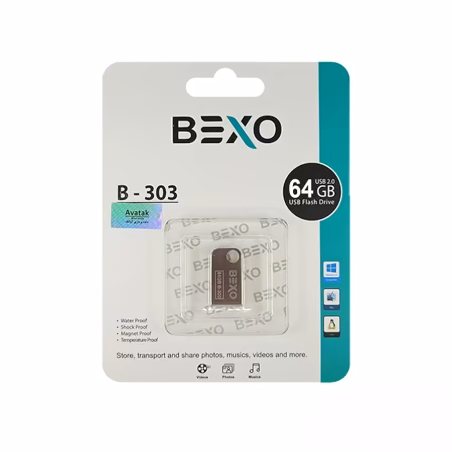 فلش 64 گیگ بکسو مدل Bexo B-303

