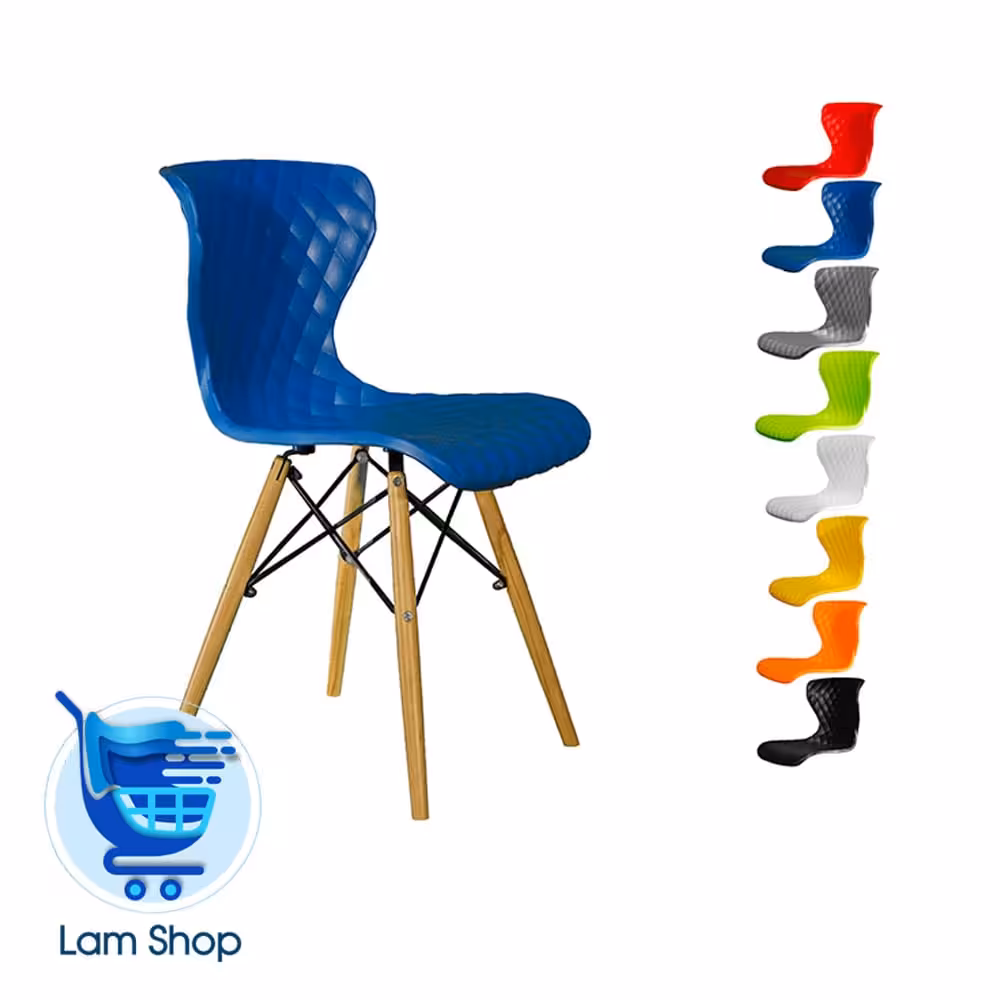 صندلی دیاموند پایه چوبی B500 بنیزان(زمان ارسال 15تا 20 روز کاری)