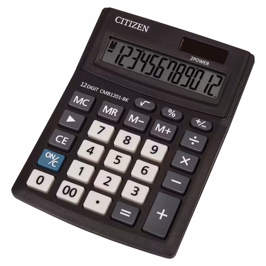 ماشین حساب برند سیتیزن مدل CMB1201-BK