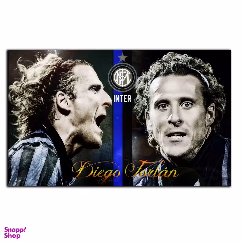 تابلو شاسی بکلیت طرح بازیکن فوتبال دیگو فورلان تیم اینتر میلان مدل SH-S6650