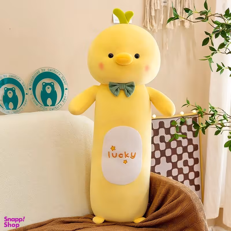 عروسک طرح جوجه مدل بالشتی کد JI110 ارتفاع 90 سانتیمتر
