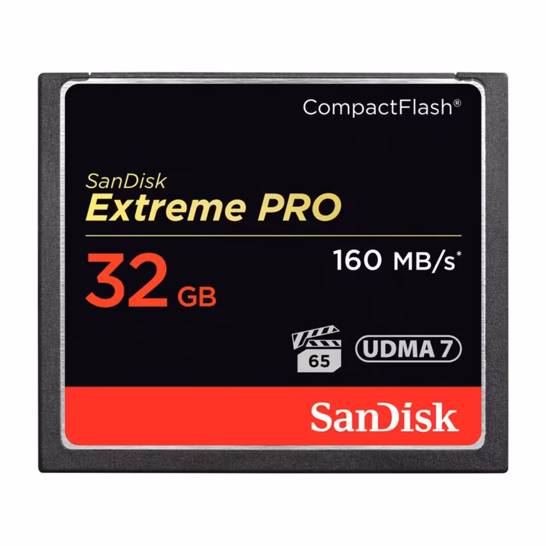 کارت حافظه سن دیسک SanDisk 32GB Extreme Pro CompactFlash Memory Card (160MB/s)