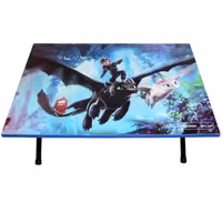 میز تحریر پایه کوتاه میزیمو طرح اژدها سواران کد 3201