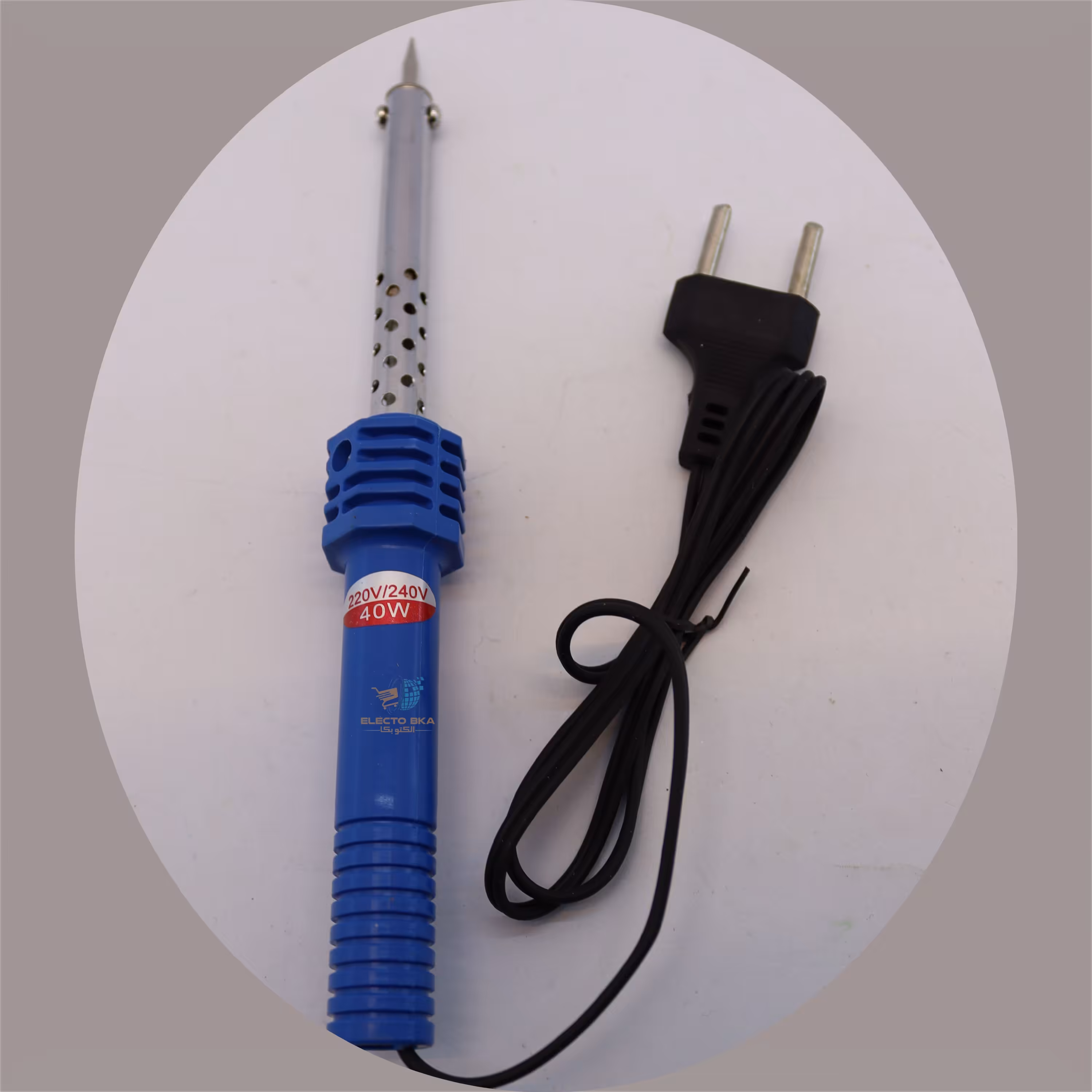 هویه 40 وات دسته پلاستیکی -  دستگاه لحیم - فروش عمده هویه الکتوبکا 307