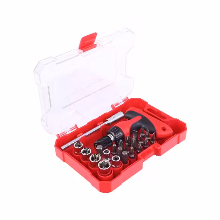 ست 24 عددی پیچ گوشتی و سری بکس جغجغه ای رونیکس مدل RH-2715