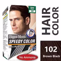 کیت رنگ مو مردانه قهوه ای مشکی بیگن Bigen Men's Speedy Colour Brown Black 102